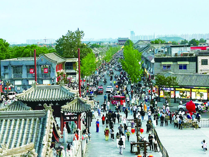 鹿泉区龙泉古镇  本报记者  李艺桐 摄走进古城,邂逅千年历史文明