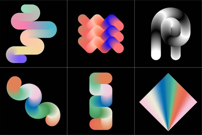 200款高级感几何矢量创意图形下载获取见评论区