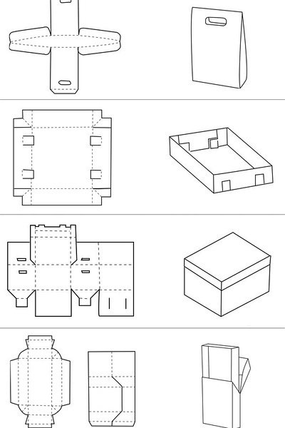 包装平面展开图干货留着备用