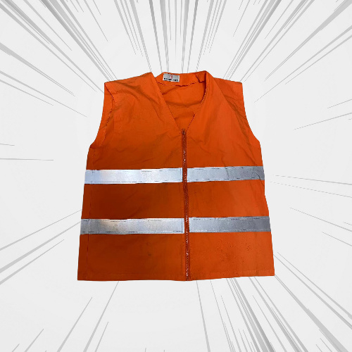 防 护 服橙色搭配荧光条,穿上它,防护效果满分.