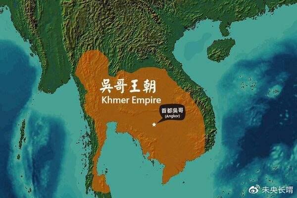 吴哥城地图图片