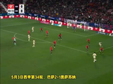西甲夺冠在望！回看巴萨5分钟双响秒杀，莱万起飞式头槌震撼全场