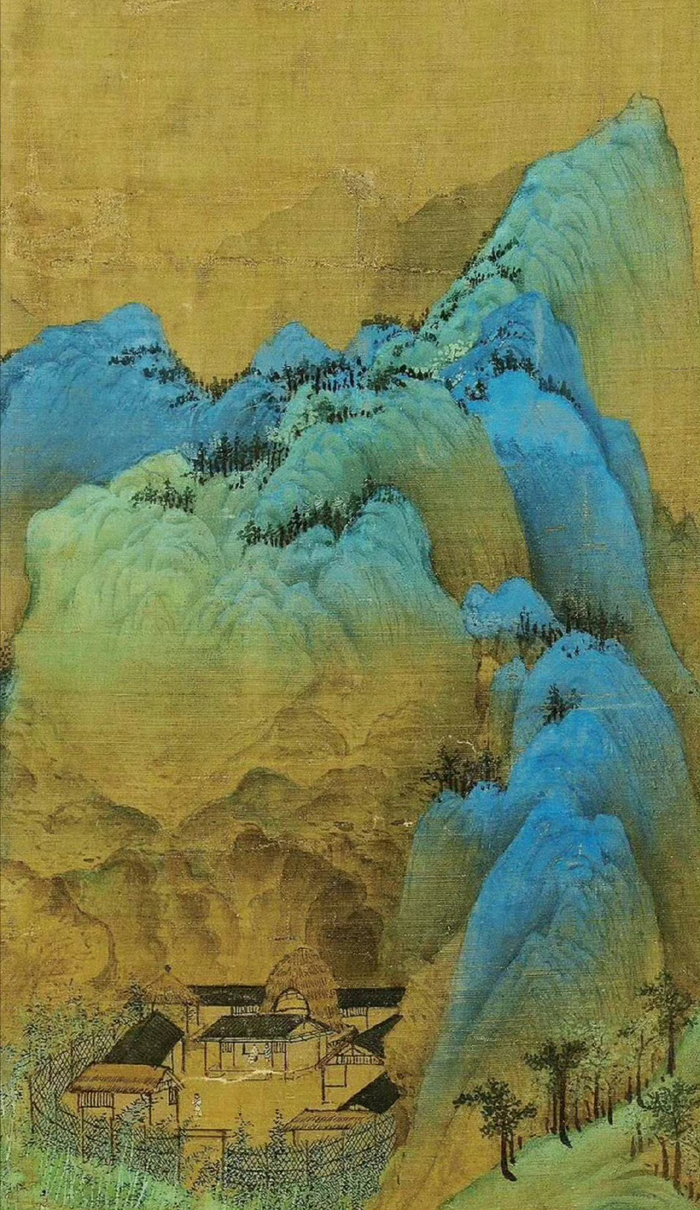 来欣赏一下王希孟《千里江山图》的局部图吧