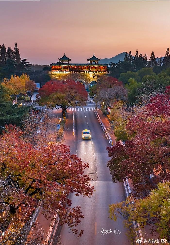 南京秋天 美景图片