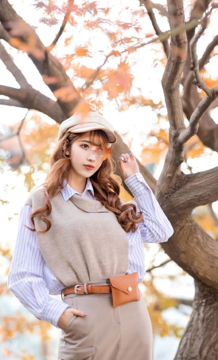 女生拍唯美枫叶人像,7个必不可少的技巧,拍好枫叶人像不是难题|人像