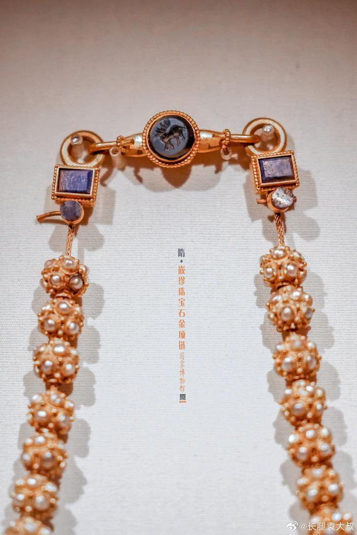 品牌 676767隋代李静训的宝石金项链被誉为史上最美的金项链