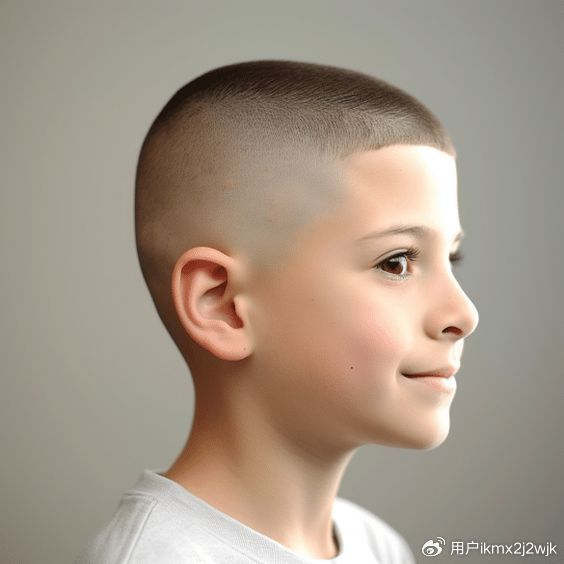 的小男孩,可以在头发的长度和形状上进行微调,塑造简单和酷炫的形象