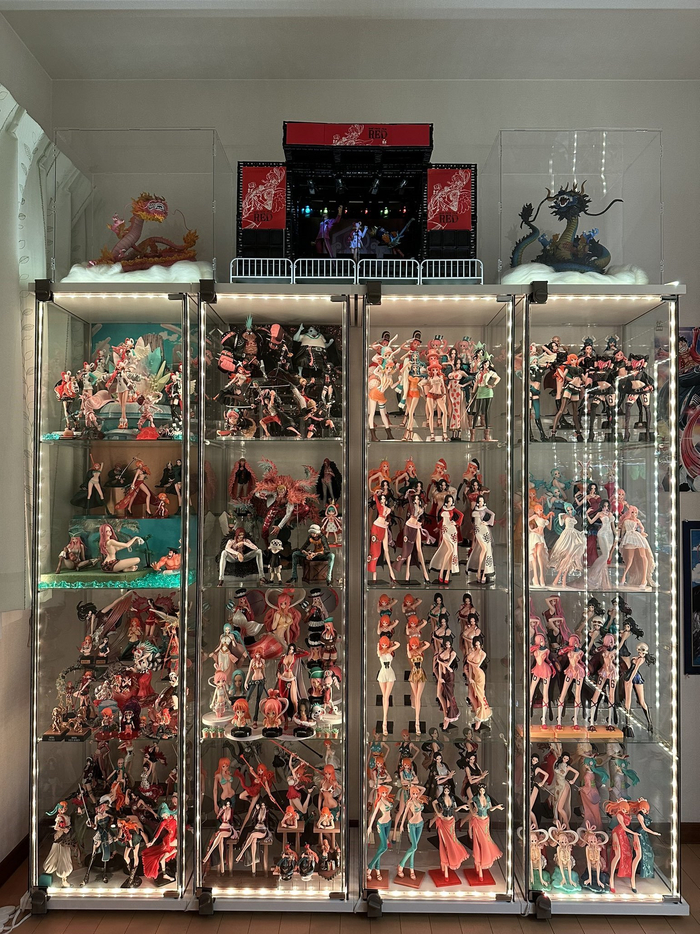 来自日本网友晒的海贼王手办间