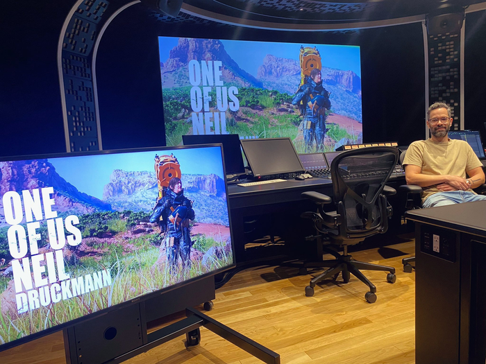 顽皮狗联席总裁neildruckmann近日拜访了小岛工作室分享了一组照片