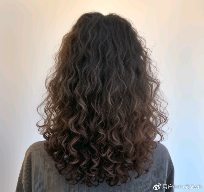 头发细软少就选全头烫,又美又洋气,十分显发量|细软|头发|发型_新浪