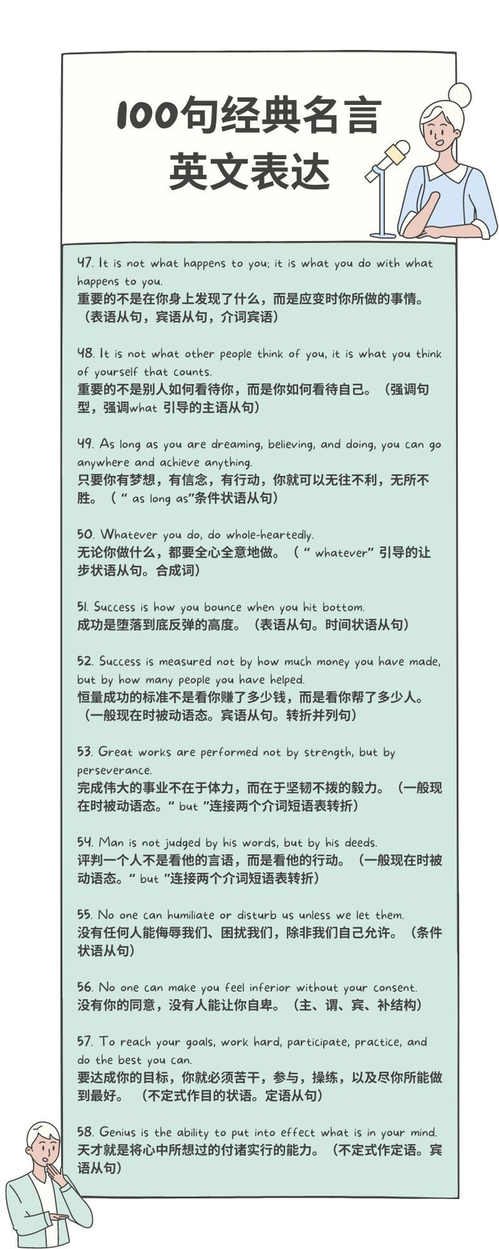 英语翻译和写作离不开经典名句……|名句|经典|英语