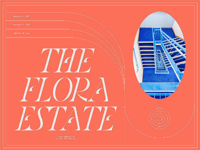 清新柔和的英文字体排版来自加拿大字体设计师barrettreidmaroney