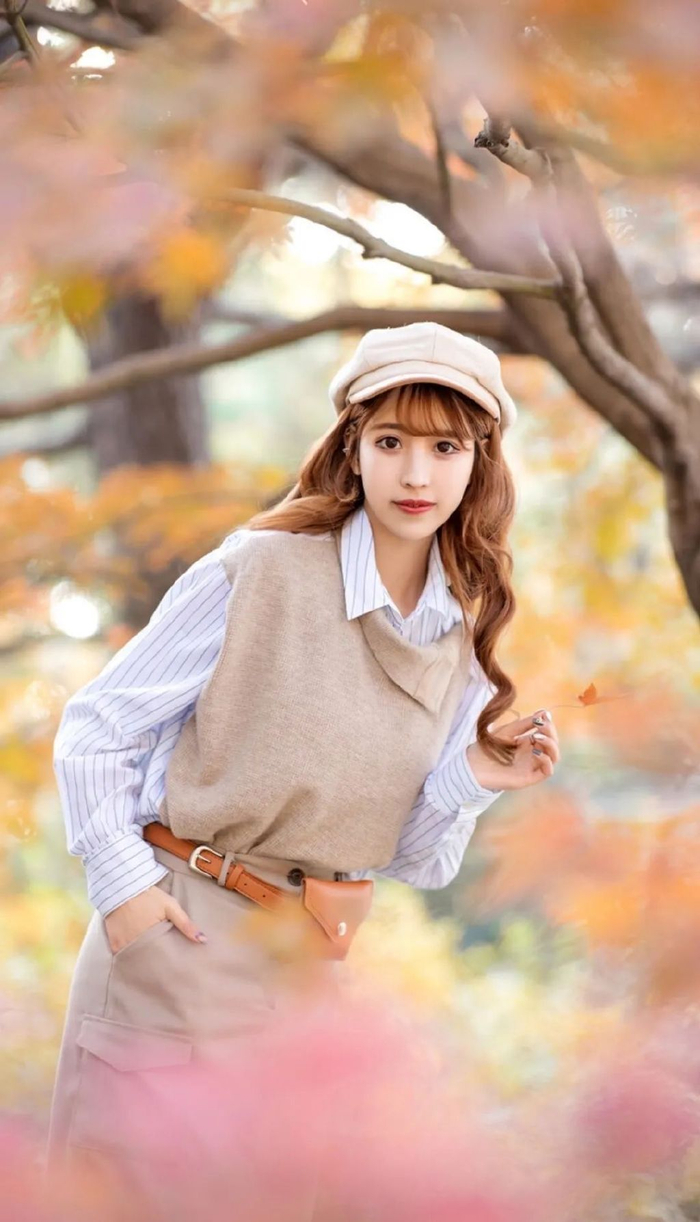 女生拍唯美枫叶人像,7个必不可少的技巧,拍好枫叶人像不是难题|人像