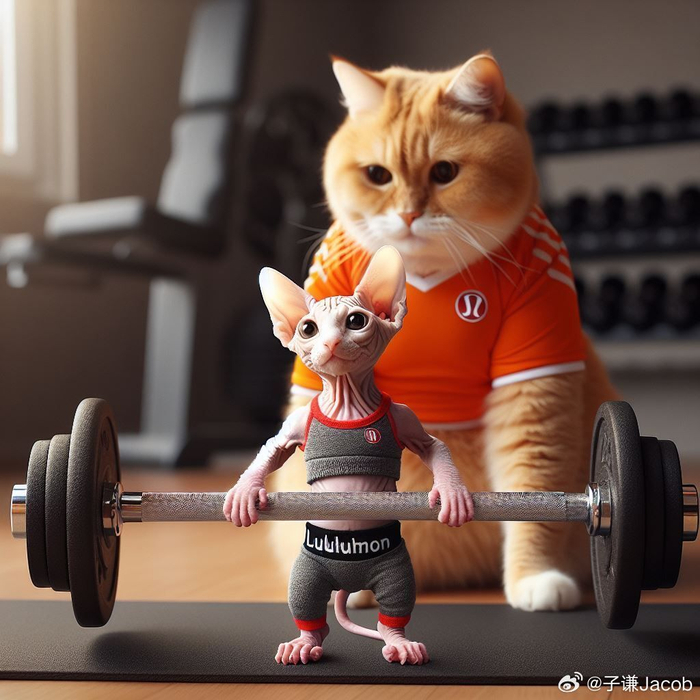 撸铁猫咪第五弹