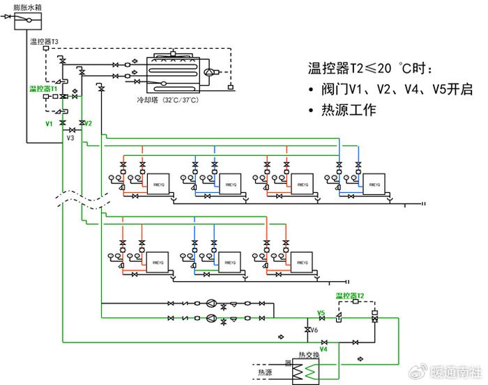 空调水泵联动接线图图片