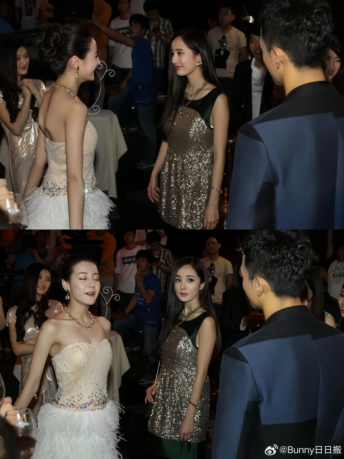 迪丽热巴杨幂微时代之恋时期同框图