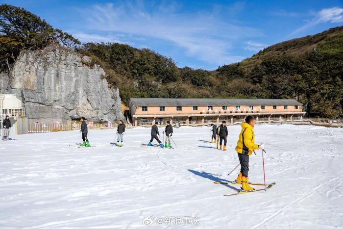 金佛山滑雪場今日開滑