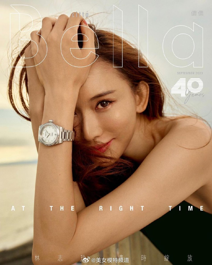 林志玲最新黑白大片释出 海边漫步修长美腿抢镜