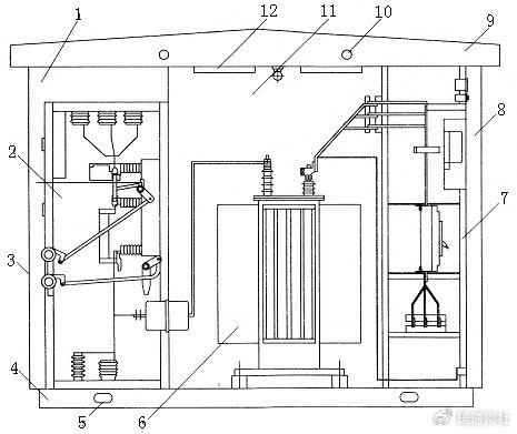 变电站结构图纸图片