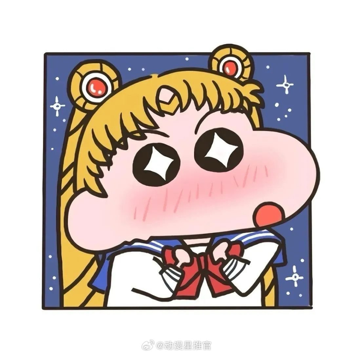 分享一波可爱的卡通头像看样子应该是小新的妹妹