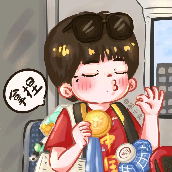 奥运冠军们的q版头像