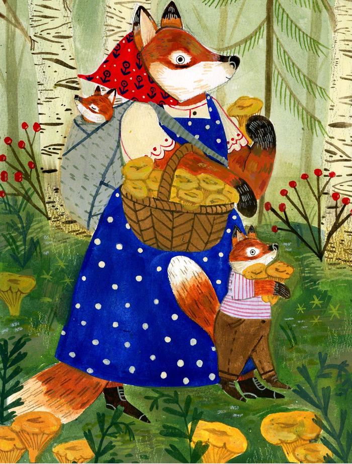 绘本画家madisonsafer的绘画作品展示