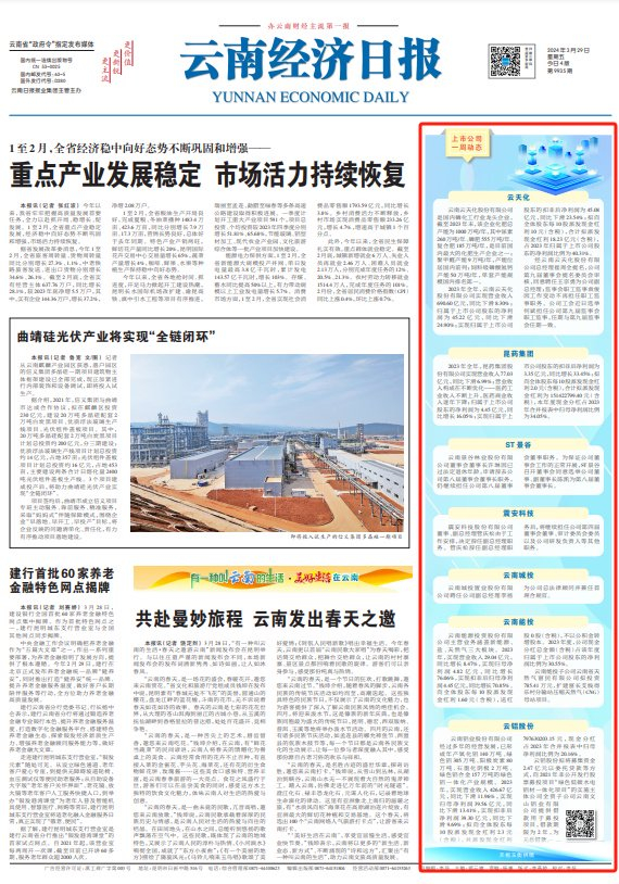 上市公司一周动态|同比下滑|含税|净利润_新浪新闻