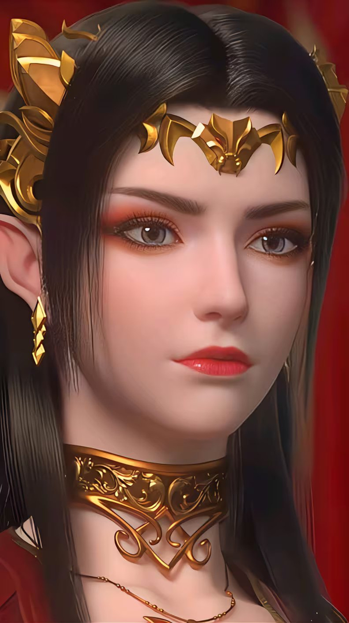 美杜莎女王的竖屏壁纸|太美了__财经头条