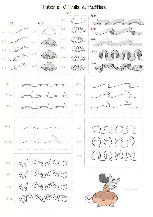 衣服褶皺怎麼畫超詳細衣服褶皺畫法教程畫畫小白必備