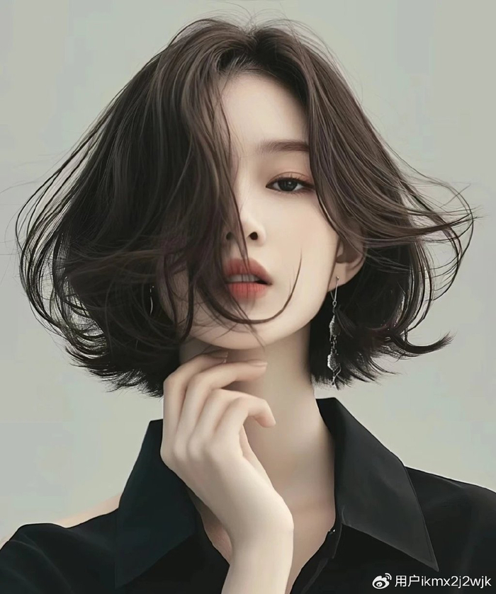 最具女人味的短发,波波头大卷真耐看,看完都想试一试|大卷|发型|短发