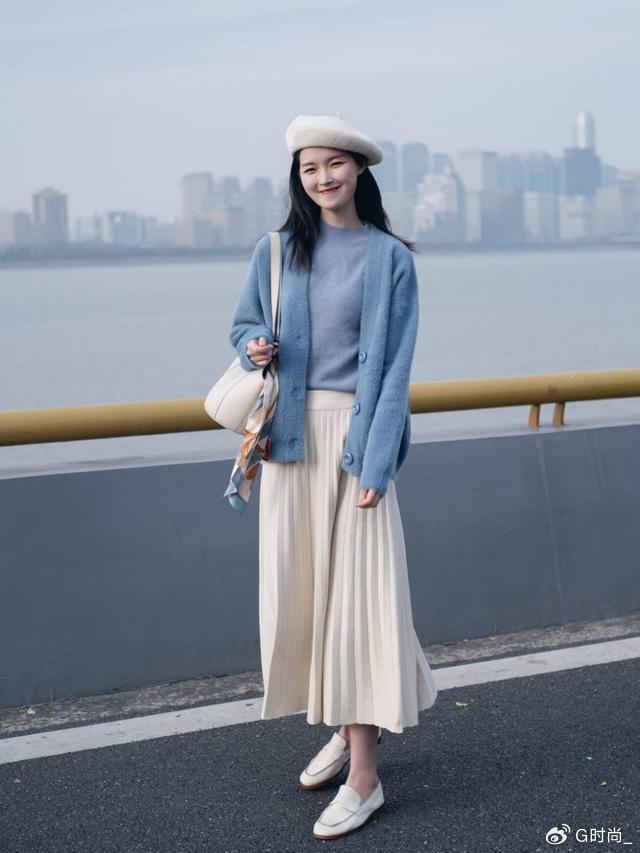 看完这些搭配示范,你也会爱上|毛衣|半身裙|鞋子_新浪新闻