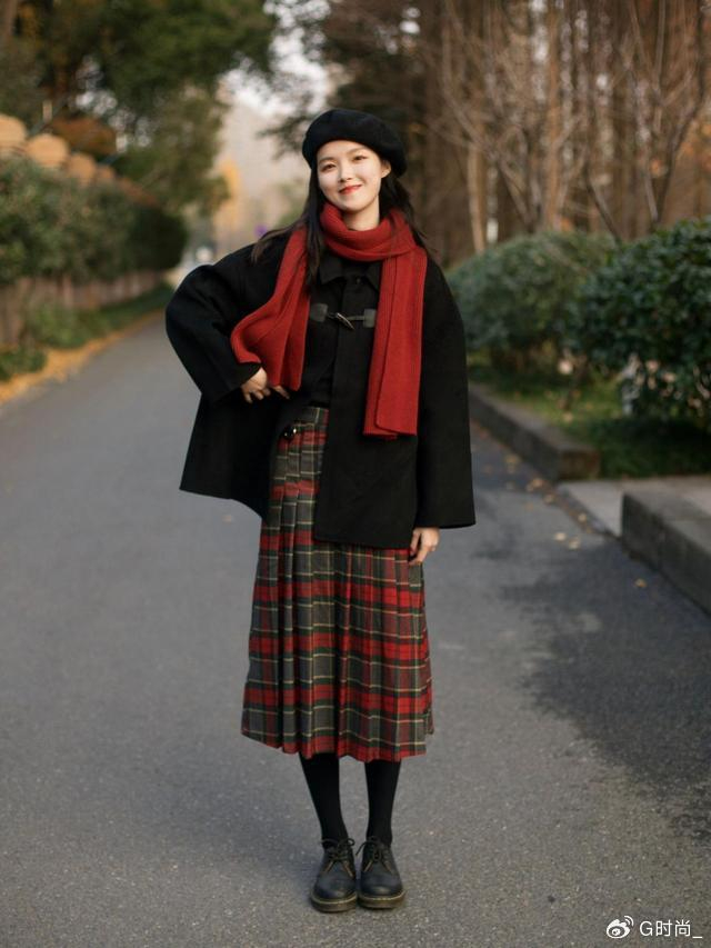 看完这些搭配示范,你也会爱上|毛衣|半身裙|鞋子_新浪新闻