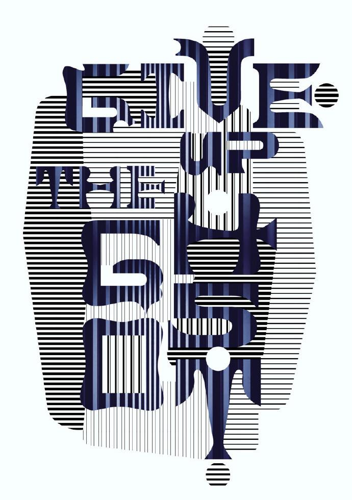 美国设计师 michelle bowers 字体为创意的海报设计