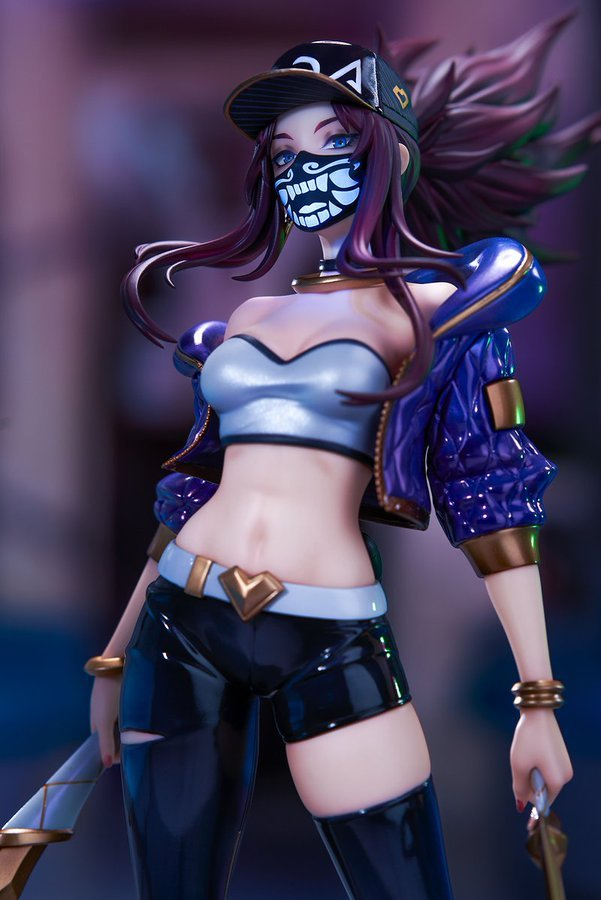 apex toys公开新手办,英雄联盟「k/da akali 阿卡丽」原型图片