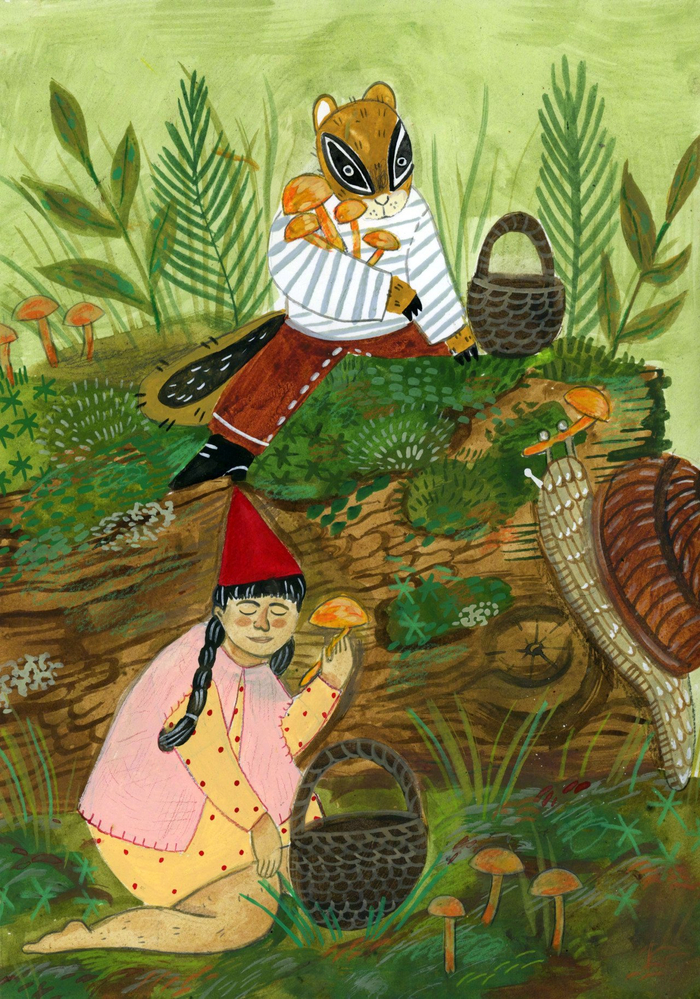 绘本画家madisonsafer的绘画作品展示