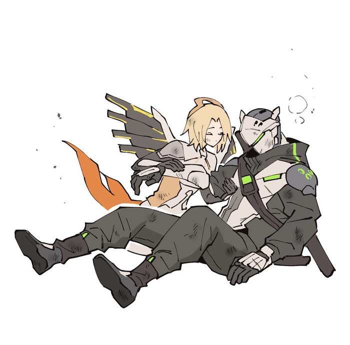 守望先锋同人天使和源氏bytwihitthatt