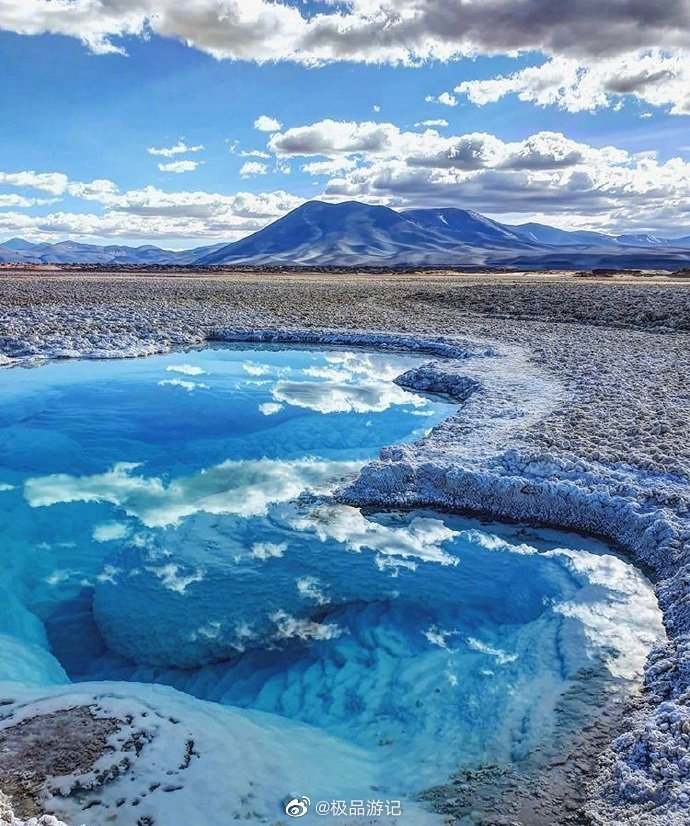 智利阿塔卡马沙漠不一样的蓝色沙漠