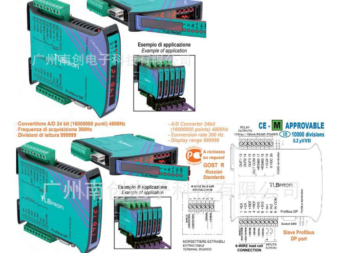 TLBETHETCP TLBPROFINET-IO TLB4重量变送器 意大利Laumas__财经头条