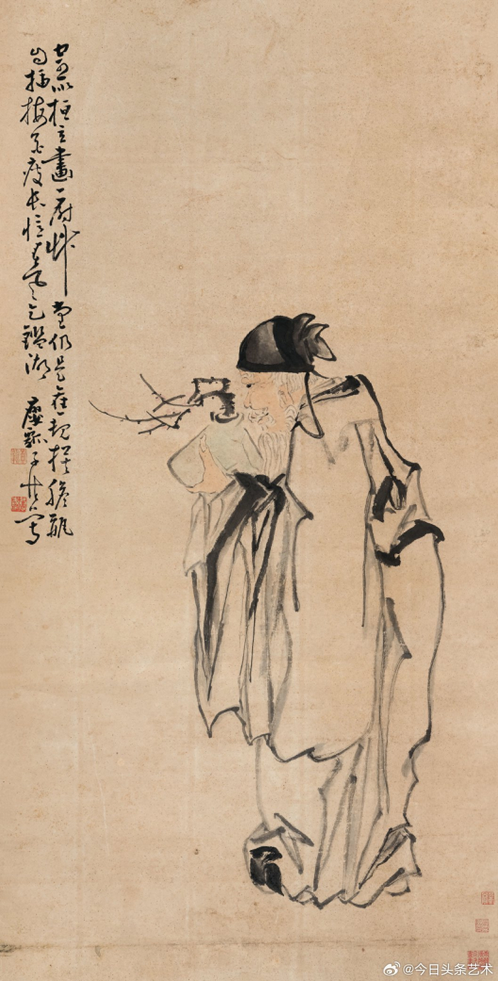 清代画家黄慎人物画