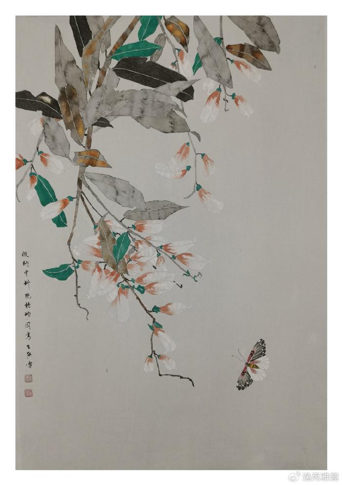 孙雷花鸟画 清新脱俗