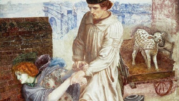 150年前的震撼油画:英国舔狗看到前女友沦落风尘,还要出手拯救