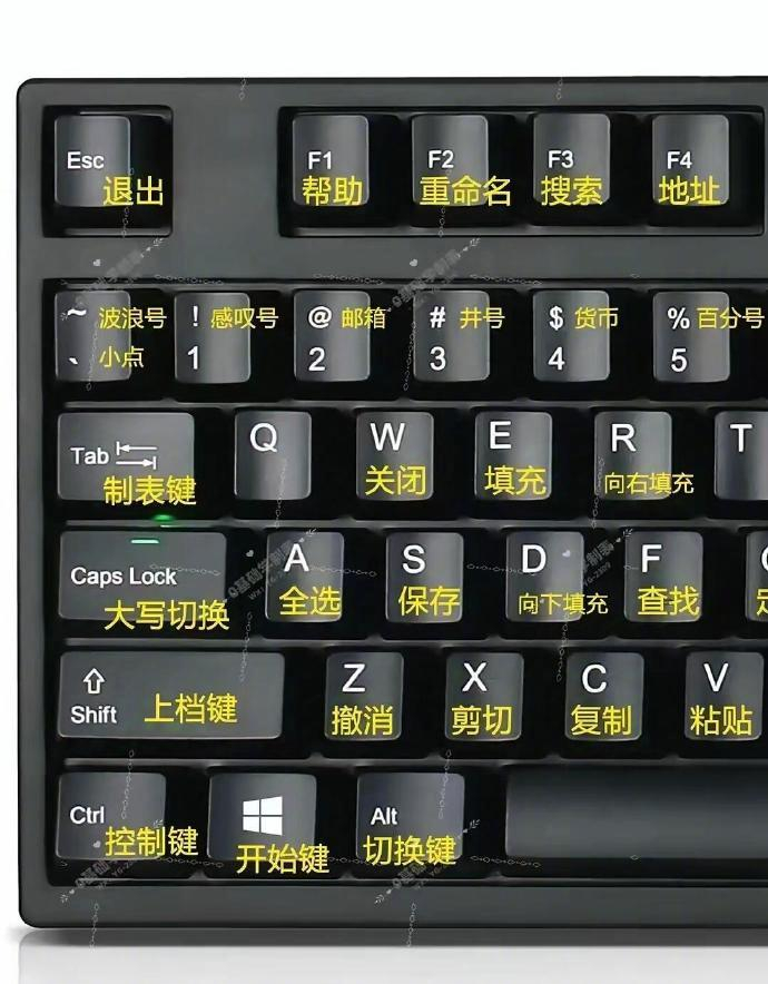 终于有人把电脑键盘的基本操作整理好了