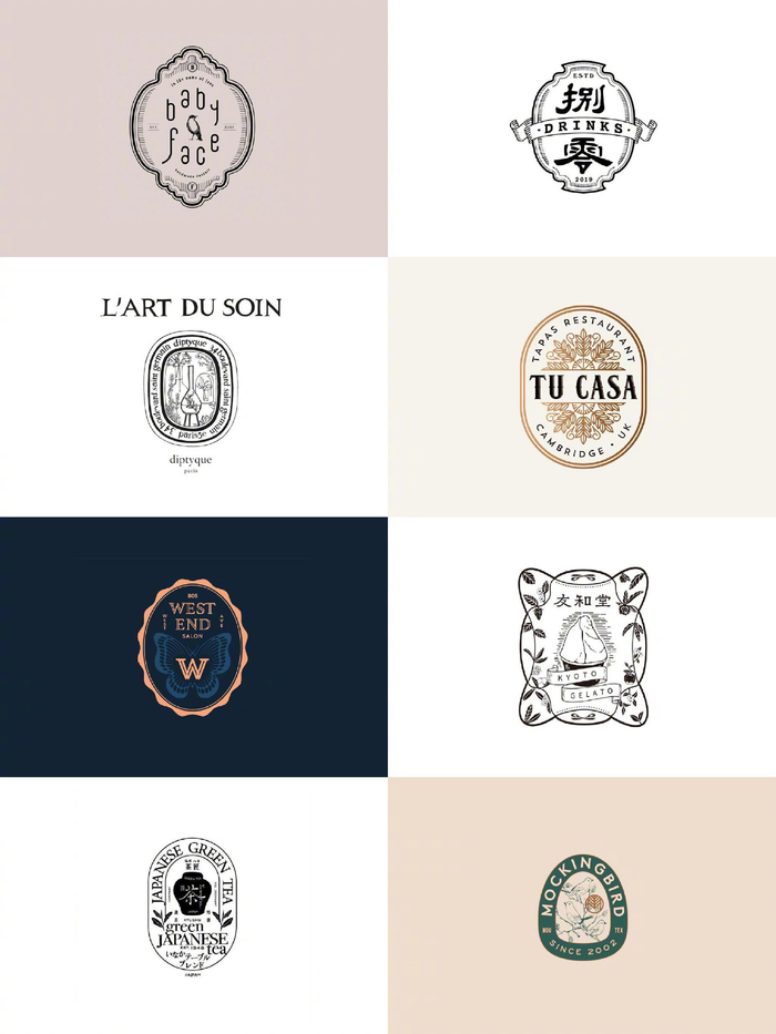 边框元素logo设计参考