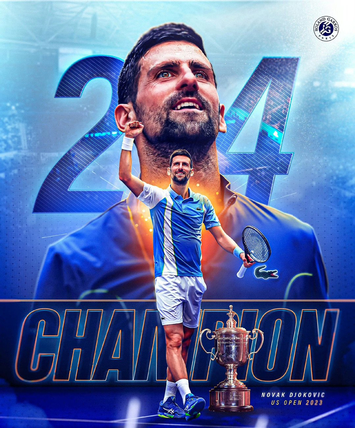 德约科维奇大满贯24冠海报,你们最爱哪一张?