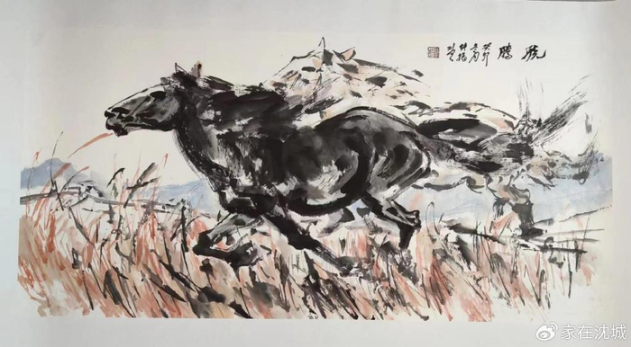 张扬1961年生于沈阳,自幼学习画马,师从画马大师许勇,黄胄,刘勃舒等