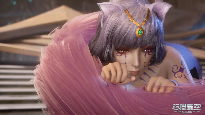 吞噬星空搬运斗罗大陆角色,性感猫女沦为外星奴隶,罗峰爱莫能助|猫女