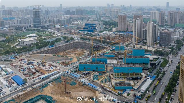 石家庄高铁片区建设加速推进