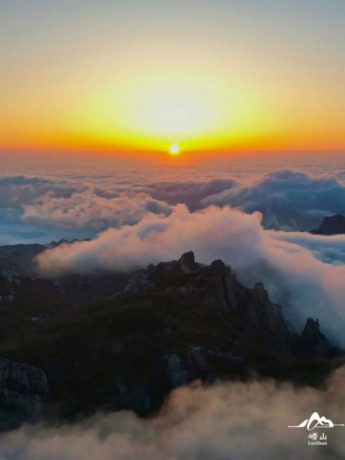 好仙美丽云海频现崂山快来吸一口仙气青岛崂山风景名胜区公众号
