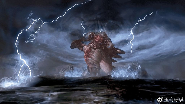 山海经异兽:夔牛,状如牛苍身,其声如雷