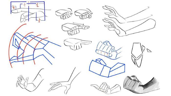 不会画手的一定要收藏!手部姿势详细画法!